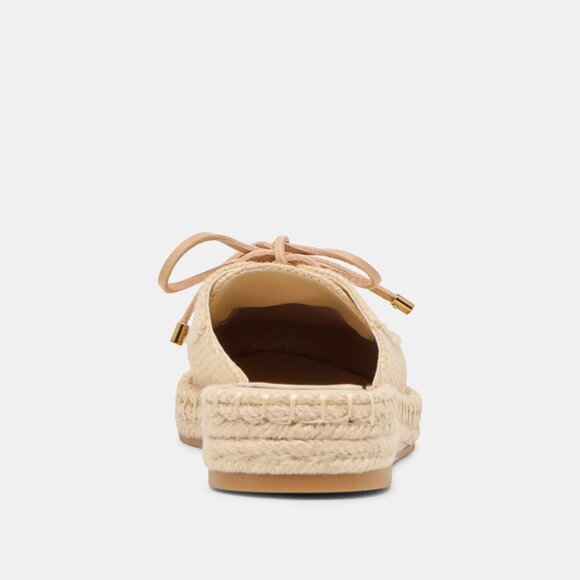 NEW DOLCE VITA Hatie Flats in natural raffia for women 1125 3T2 - Picture 9 of 10
